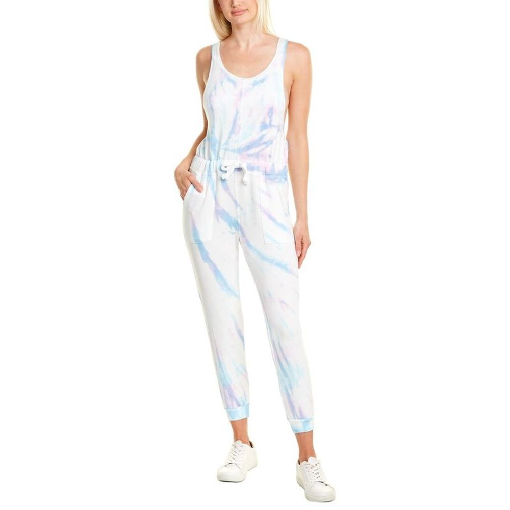 Vintage Havana Womens  Tie-Dye Jumpsuit, Purple